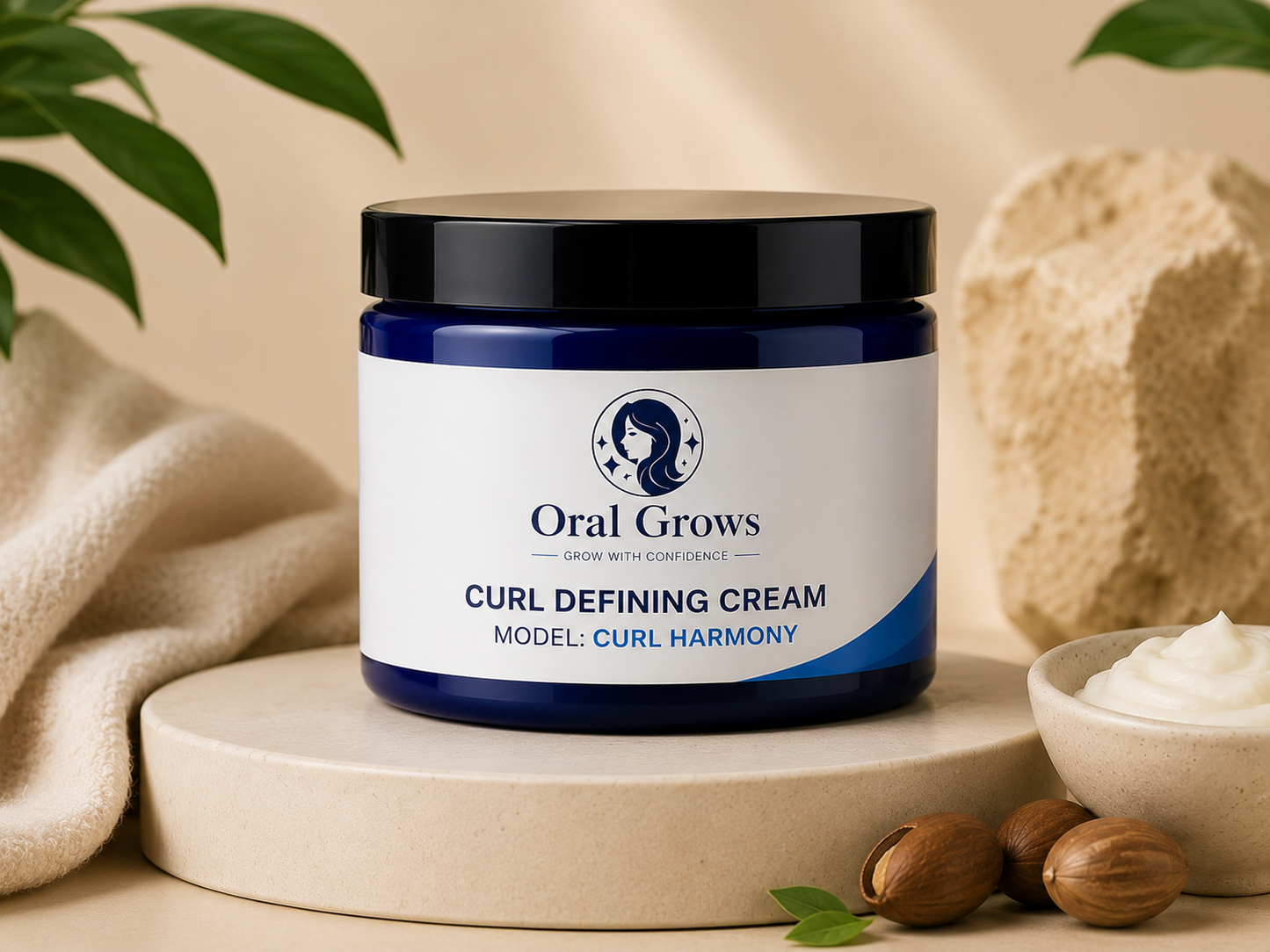 Oral Grows Curl Harmony™ Curl Defining Cream