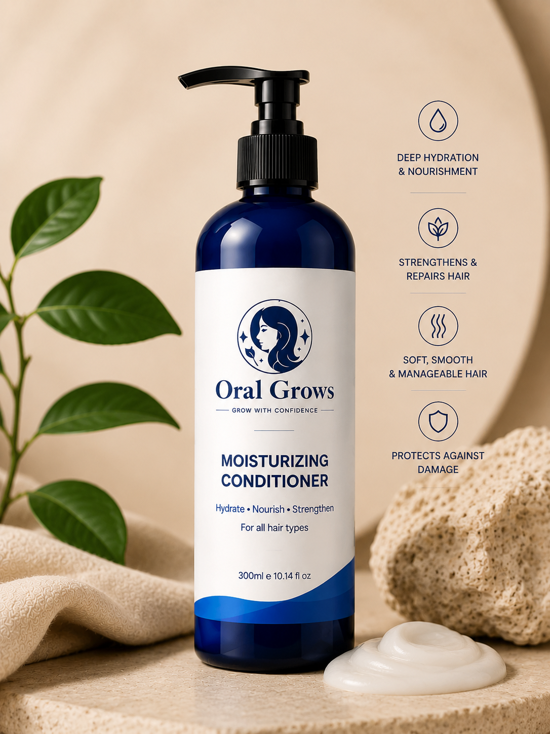 Oral Grows Moisturizing Conditioner