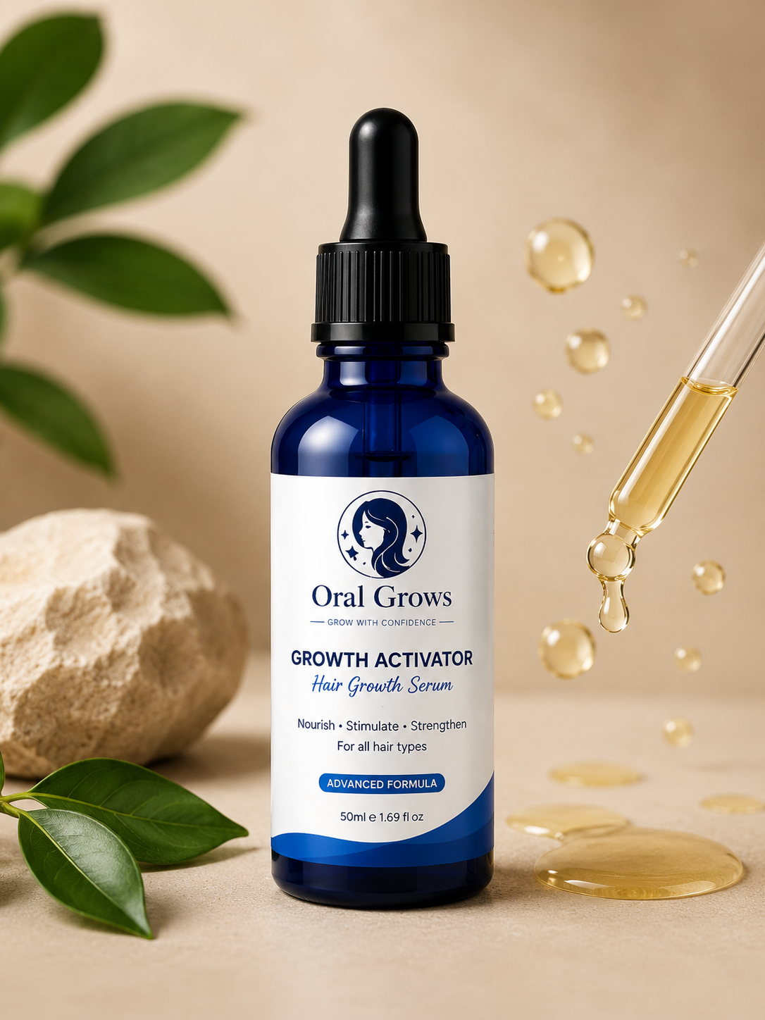 Oral Grows Growth Activator Hair Growth Serum – Advanced Formula (50ml)