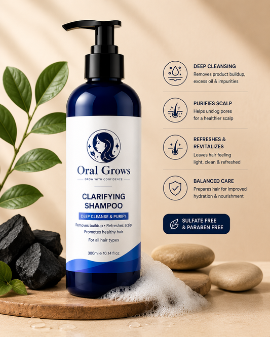 Oral Grows Clarifying Shampoo – Deep Clean & Scalp Refresh