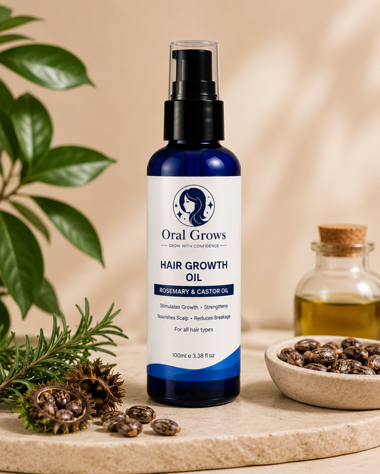 Oral Grows Rosemary & Castor Hair Growth Oil